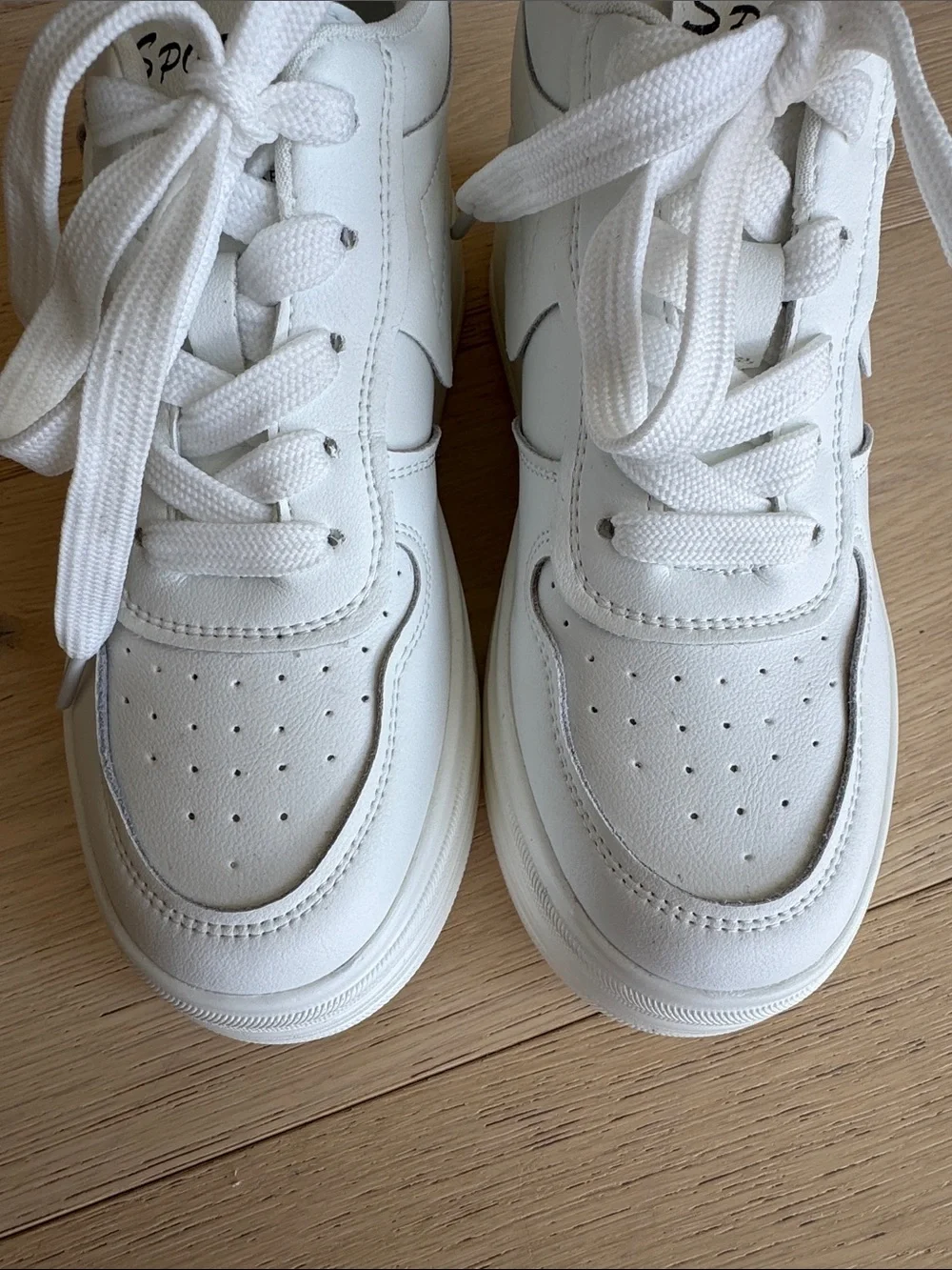 White Platform Sneakers
